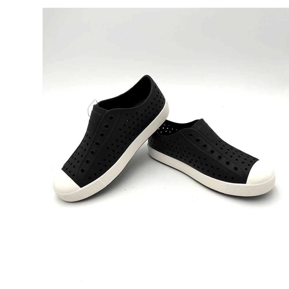 NEW! Native Jefferson Child Shoes - Jiffy Black/Shell White - J5